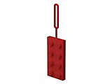 5005340 LEGO 2x4 Red Silicone Luggage Tag thumbnail image