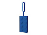 5005342 LEGO 2x4 Blue Silicone Luggage Tag