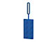 2x4 Blue Silicone Luggage Tag thumbnail