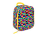 5005355 LEGO Red Blue Brick Print Lunch Bag thumbnail image