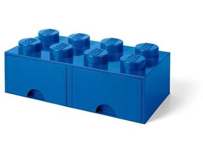 5005399 LEGO 8 Stud Bright Blue Storage Brick Drawer