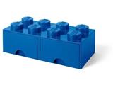 5005399 LEGO 8 Stud Bright Blue Storage Brick Drawer