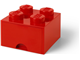 4 Stud Bright Red Storage Brick Drawer thumbnail