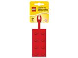 5005542 LEGO 2x4 Red Luggage Tag