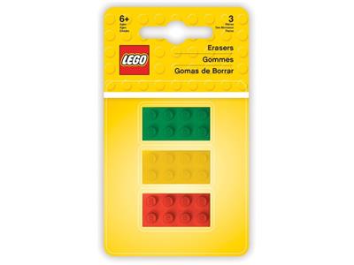 5005581 LEGO Brick Erasers 3 Pack