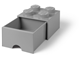 4 Stud Medium Stone Gray Storage Brick Drawer thumbnail