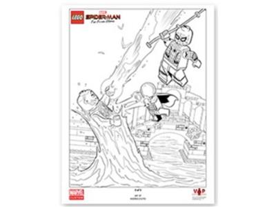 5005884 LEGO Spider-Man Far From Home Black & White Art Print thumbnail image