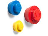 5005906 LEGO Red, Bright Blue and Yellow Wall Hanger Set