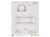5006006 Limited Edition Print – Page from German Patent Application for LEGO Toy Car, 1963