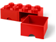 LEGO 8 Stud Red Storage Brick Drawer thumbnail