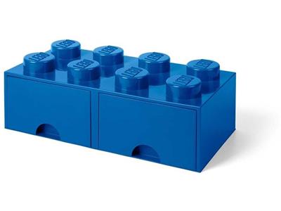 8-Stud Brick Drawer – Light Blue