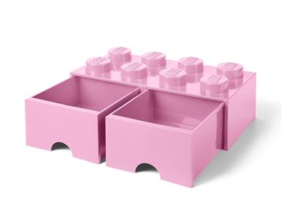 5006134 LEGO 8 Stud Light Purple Storage Brick Drawer