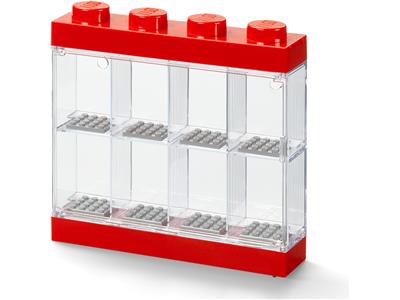 5006151 LEGO 8 Minifigure Display Case Red