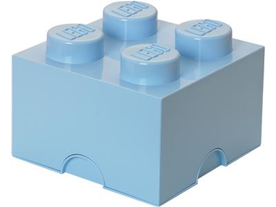5006169 LEGO 4 Stud Storage Brick Light Blue