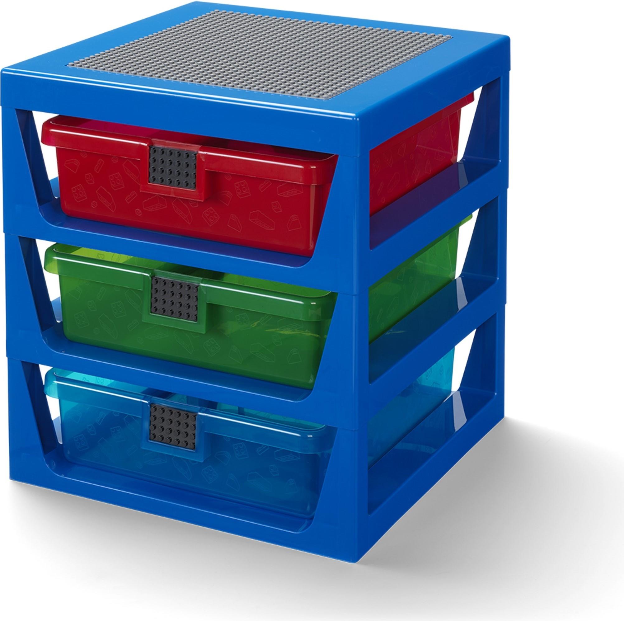 5006179 Transparent Blue LEGO Rack System
