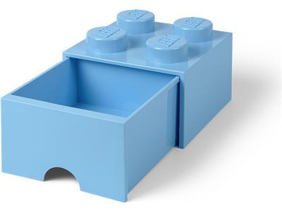 5006181 LEGO 4 Stud Brick Drawer Light Blue