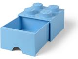 5006181 LEGO 4 Stud Brick Drawer Light Blue