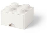 5006208 LEGO 4 Stud White Storage Brick Drawer