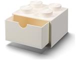 5006313 LEGO 4 Stud Desk Drawer White