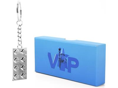 5006330 LEGO VIP Metal Brick Key Chain thumbnail image