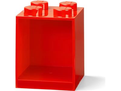 5006578 LEGO 4 Stud Brick Shelf Bright Red