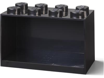 5006610 LEGO Brick Shelf 8 Knobs Black thumbnail image