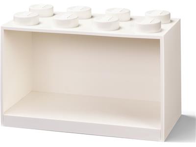 5006611 LEGO Brick Shelf 8 Knobs White