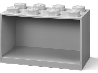 5006612 LEGO Brick Shelf 8 Knobs Grey