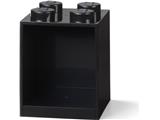 5006619 LEGO Brick Shelf 4 Knobs Black