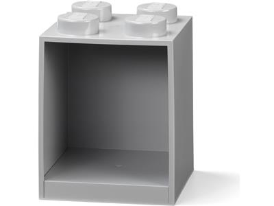 5006621 LEGO Brick Shelf 4 Knobs Grey