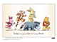 Winnie the Pooh Poster - Today Pooh thumbnail