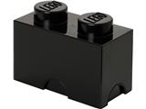 5006868 LEGO 2 Stud Storage Brick Black