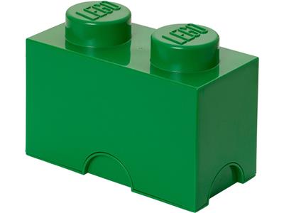 5006870 LEGO 2 Stud Storage Brick Green thumbnail image