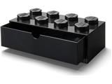 5006876 LEGO 8 Stud Desk Drawer Black