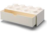 5006877 LEGO 8 Stud Desk Drawer White