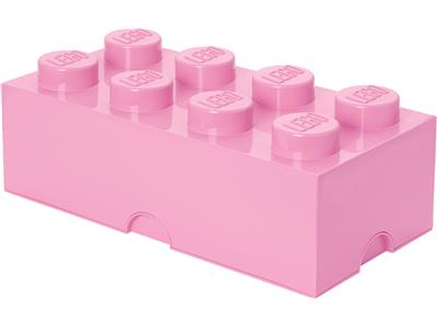 5006914 LEGO 8 Stud Storage Brick Pink