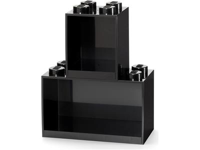 5006924 LEGO Brick Shelf Set Black