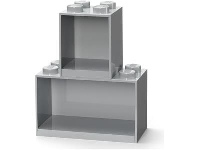 5006926 LEGO Brick Shelf Set Gray