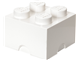 4 Stud Storage Brick White thumbnail