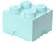 4 Stud Storage Brick Aqua Blue thumbnail