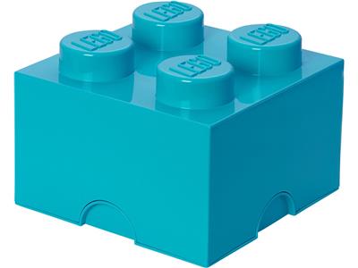 5006936 LEGO 4 Stud Storage Brick Azure Blue