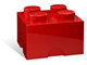 4 Stud Storage Brick Red thumbnail