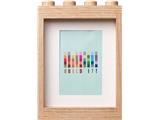5007109 LEGO Wooden Homeware Wooden Picture Frame Light Oak