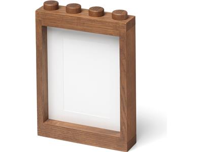 5007110 LEGO Wooden Homeware Wooden Picture Frame Dark Oak