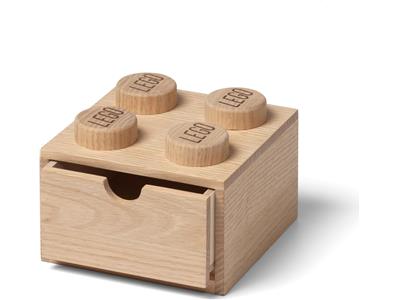 5007113 LEGO Wooden Homeware Wooden Desk Drawer 4 Light Oak