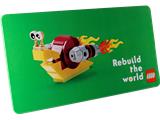 5007158 LEGO Rebuild the World Tin Sign
