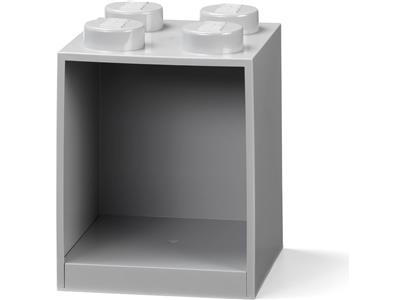 5007283 LEGO 4 Stud Brick Shelf Gray