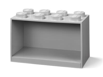5007288 LEGO 8 Stud Brick Shelf Gray