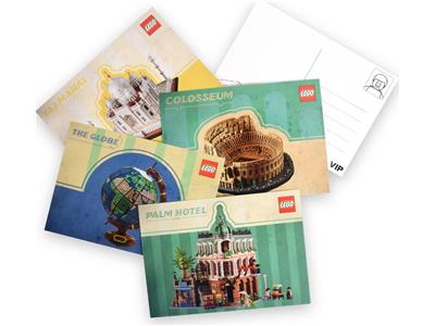 5007521 LEGO Travel Postcard Set