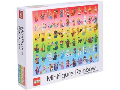 5007643 LEGO Jigsaw Minifigure Rainbow 1000 Piece Puzzle thumbnail image